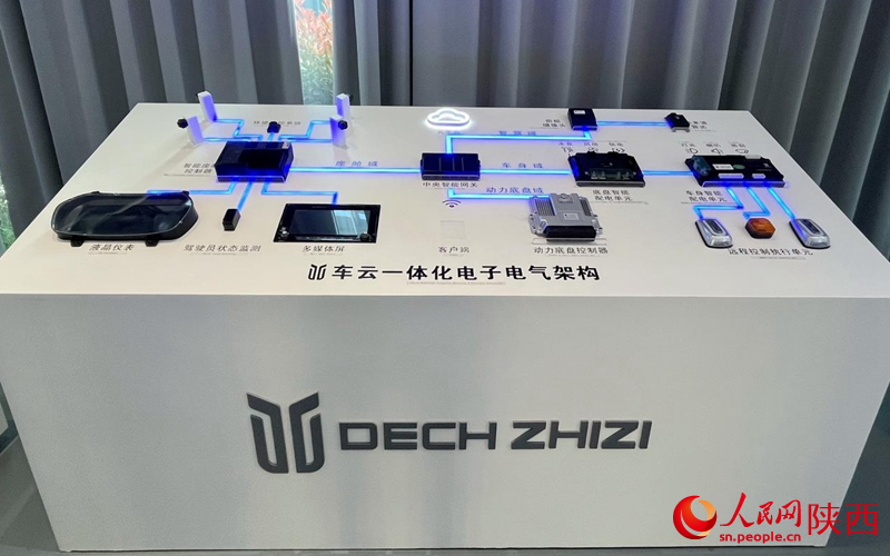 德创未来自主研发的云控平台。人民网记者 魏鑫摄